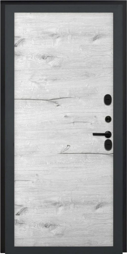 Входная дверь ДвериПРО Модель L-46 Без фрезеровки Дуб арктик горизонт DPRO204742 внутренняя сторона