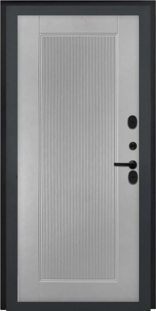 Входная дверь ДвериПРО Л-3б ПВХ 10мм Астрод веллуто гриджио DPRO226492 внутренняя сторона